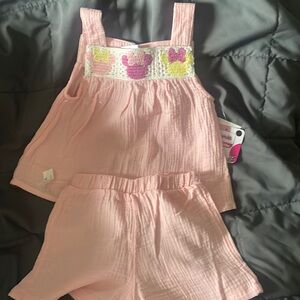 Disney brand new shirt set pink size 3t